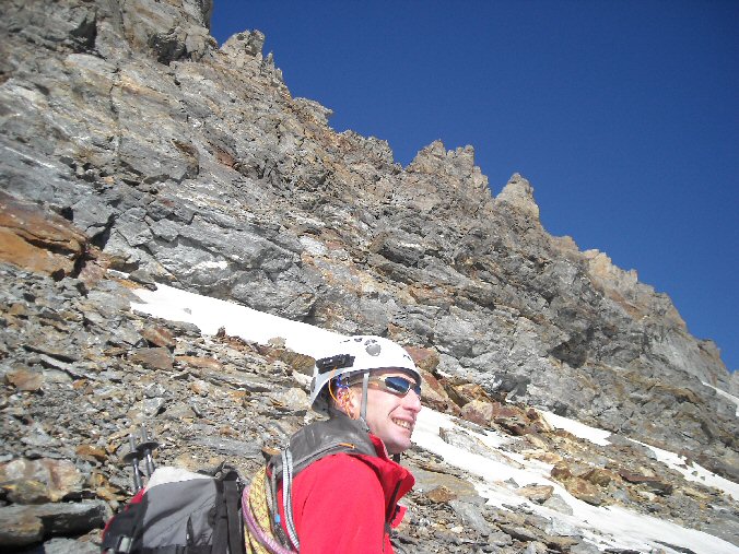 Arete du Soleil (23c).jpg - Mais tout va bien, il fait dj meilleur qu' la monte